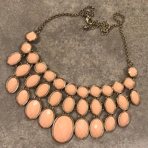 Statement necklace.